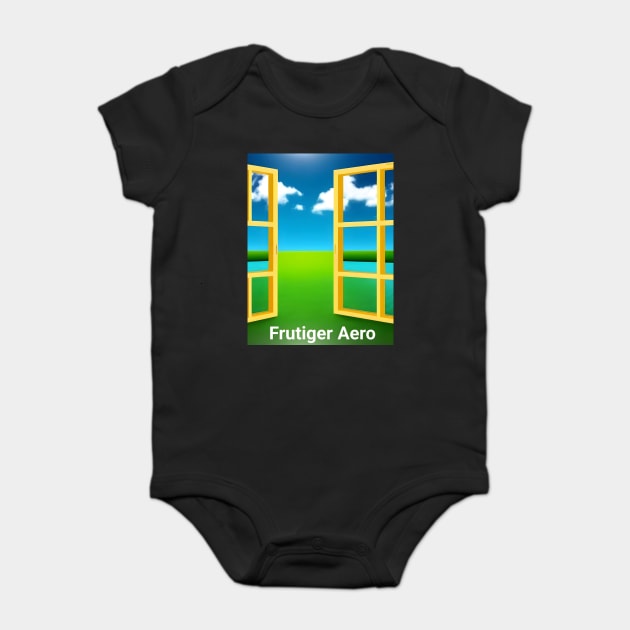 Frutiger Aero Baby Bodysuit by animegirlnft